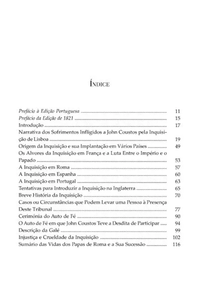 Os Sofrimentos de John Coustos na Inquisição de Lisboa